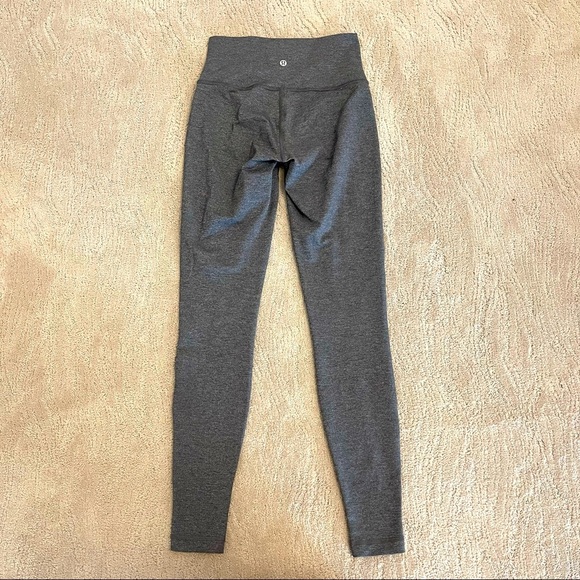 Lululemon Wunder Under Criss Cross Mesh Leggings - Picture 2 of 4